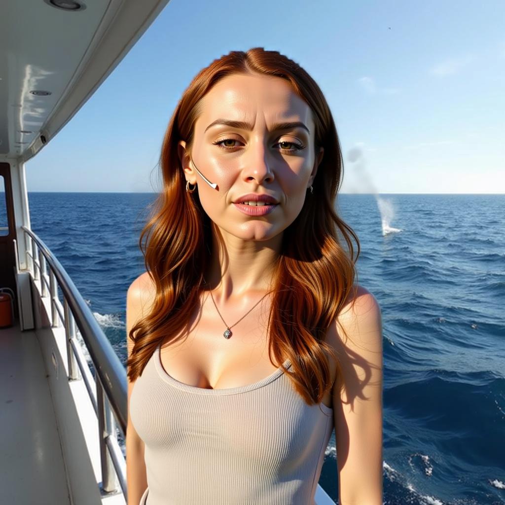 Character 2 at the sea